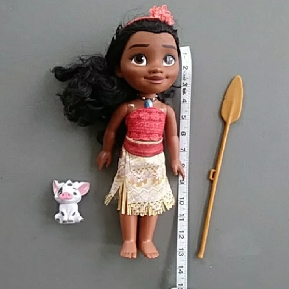 Disney Moana Doll with Paddle and Pig Companion